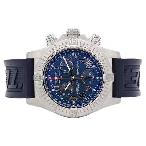 Breitling Stainless Steel Avenger Seawolf A73390 Blue Quartz